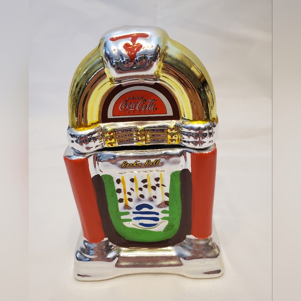 Coca Cola Vintage Juke Box Rock & Roll Salt And Pepper Shakers